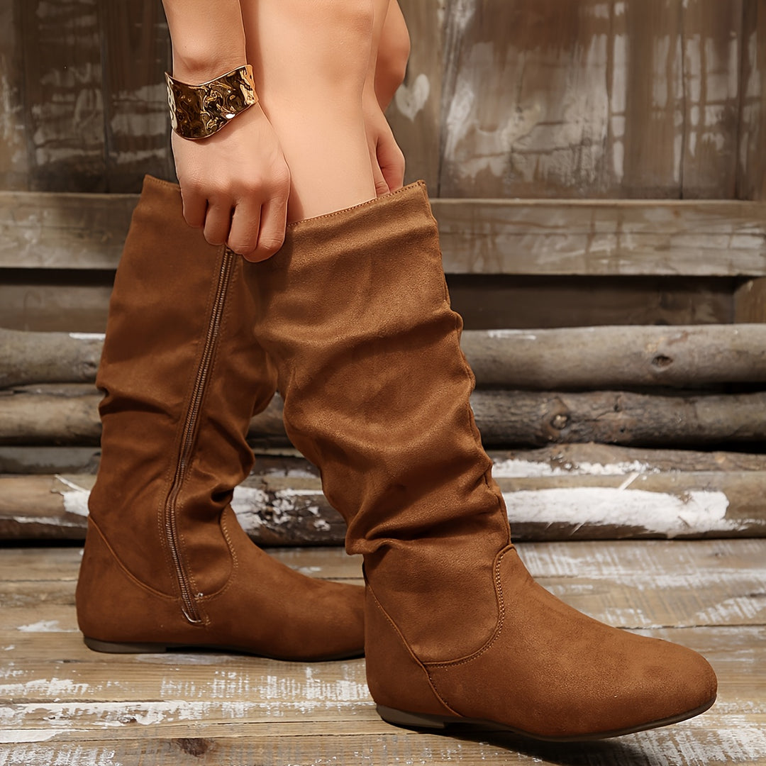 Clarissa | Slouchy Mid-Calf Boots