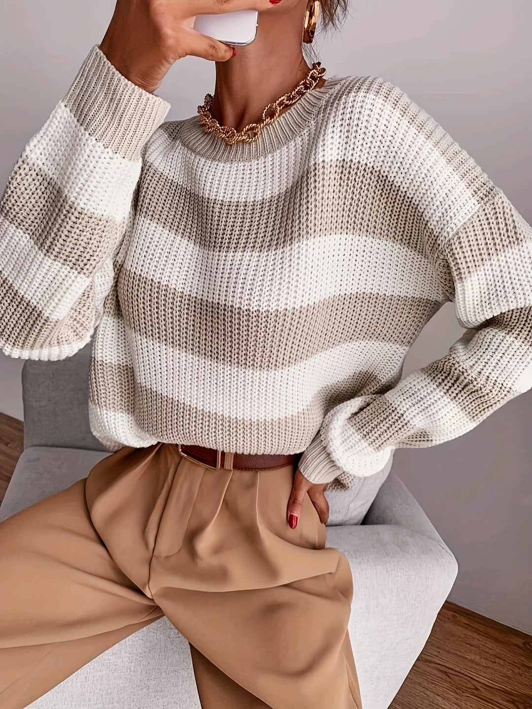 Brynn | Relaxed Striped Sweater