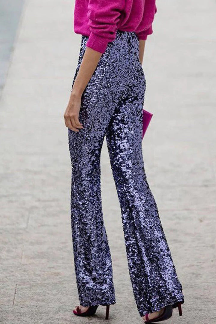 Rosalie | Shimmering Flared Trousers