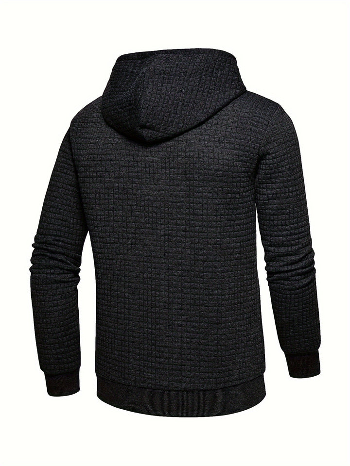 Quentin | Textured Hooded Sweatshirt