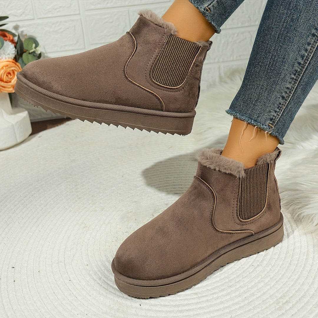 Maeve | Cosy Platform Ankle Boots