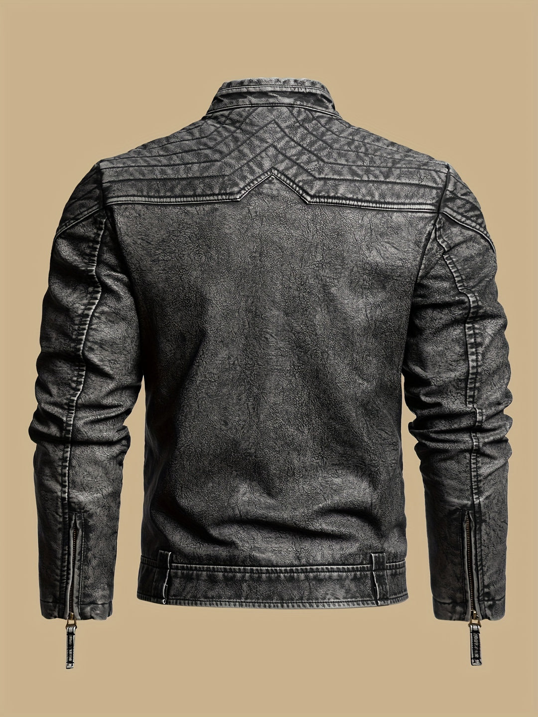 Hartley | Distressed Vintage Biker Jacket