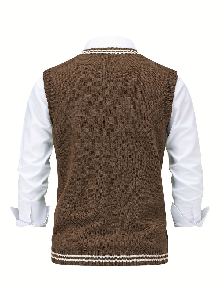 Lionel | Classic Cable-Knit Sweater Vest