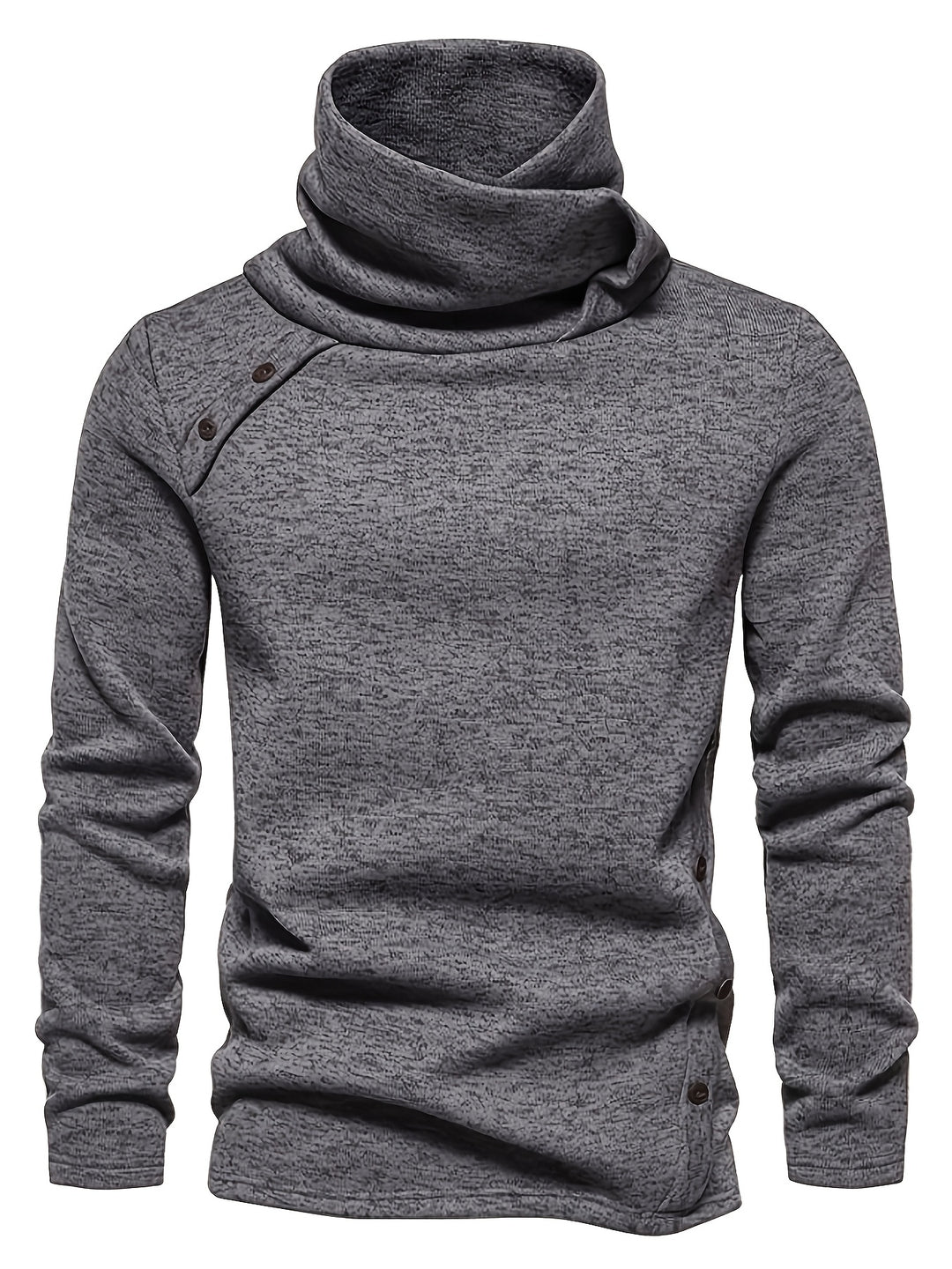 Marcus | Slouch-Neck Button Sweater