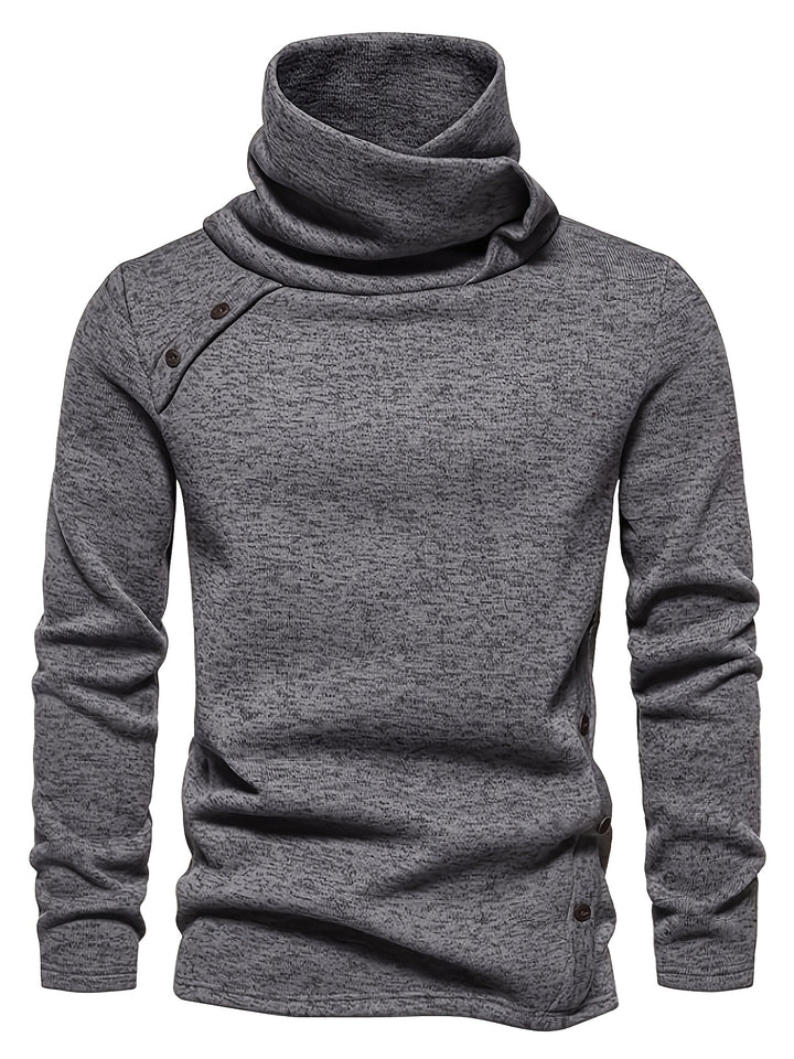 Marcus | Slouch-Neck Button Sweater