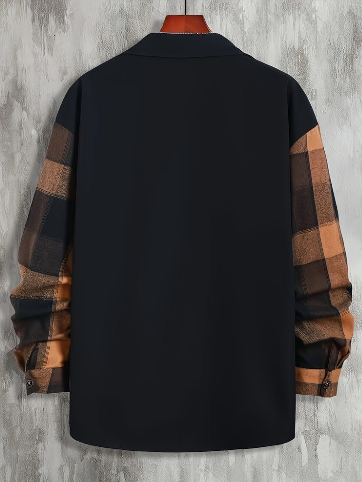 Calvin | Contrast Patchwork Shirt