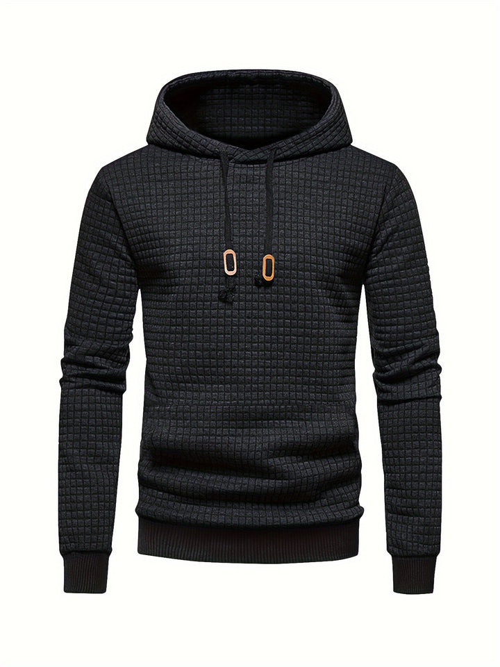 Quentin | Textured Hooded Sweatshirt