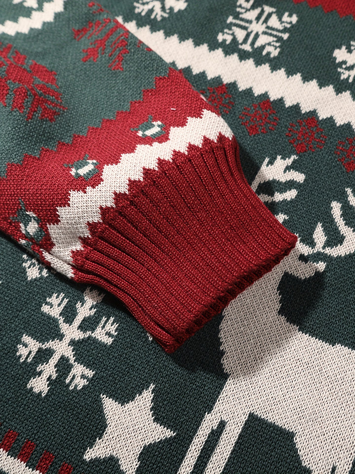 Nicholas | Christmas Reindeer Hooded Jumper