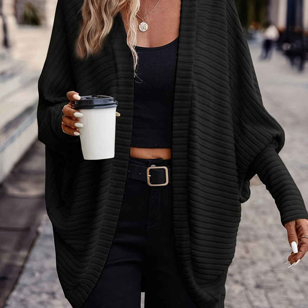 Maeve | Relaxed Open-Front Cardigan