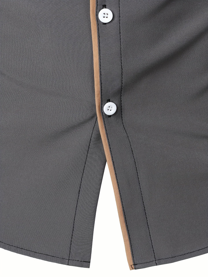 Brooks | Refined Contrast-Trim Shirt