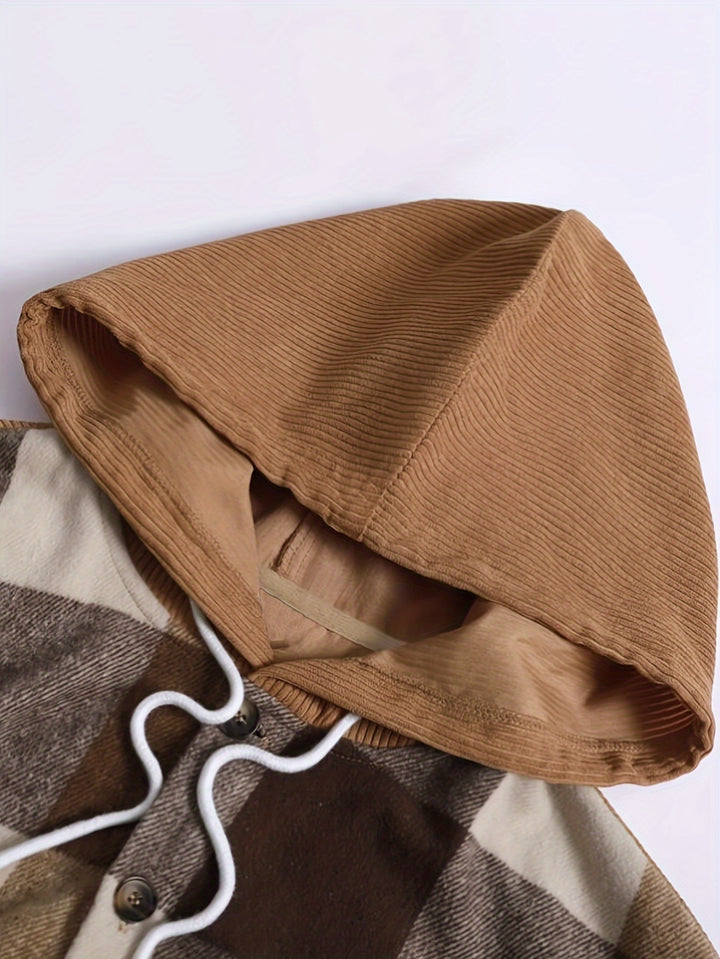 Sawyer | Checked Hooded Jacket