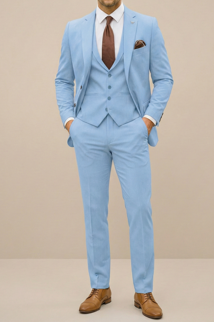Cameron | Classic Modern Three Piece Suit Set