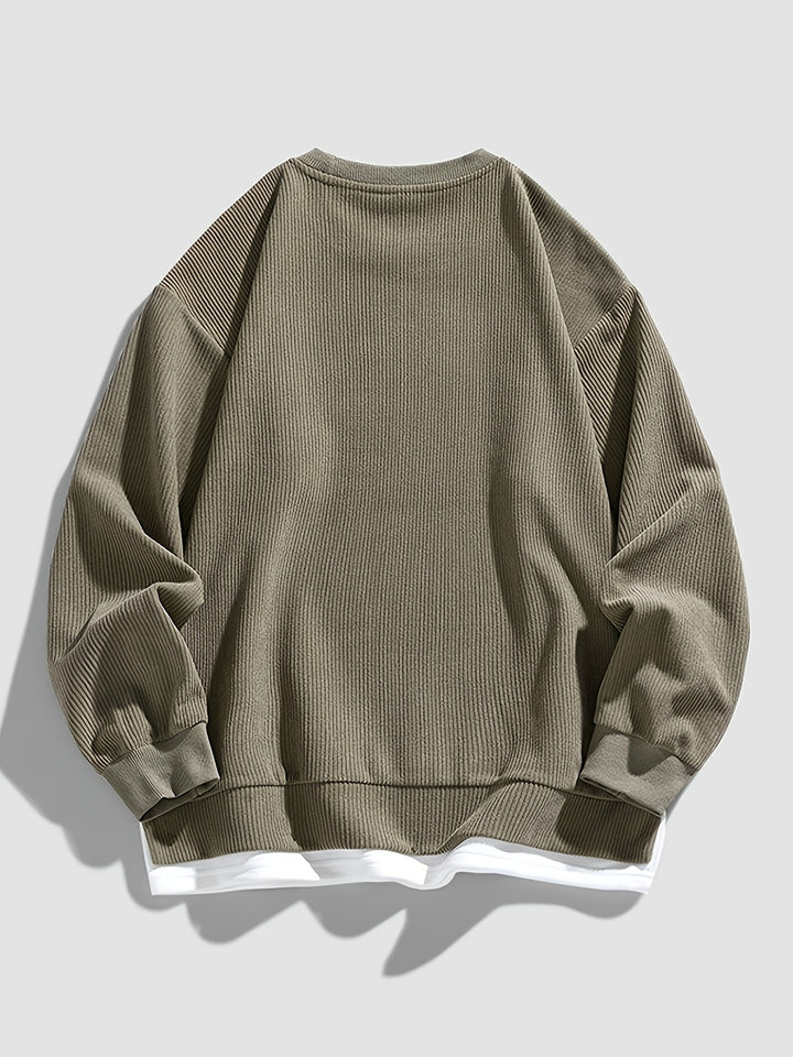 Auden | Layered Crewneck Sweatshirt