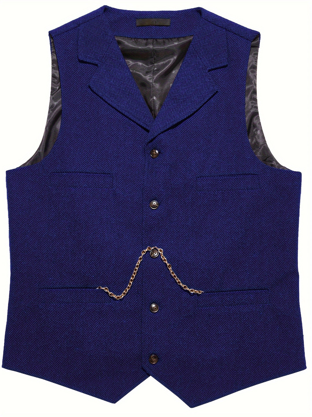 Emmett | Herringbone Tailored Waistcoat
