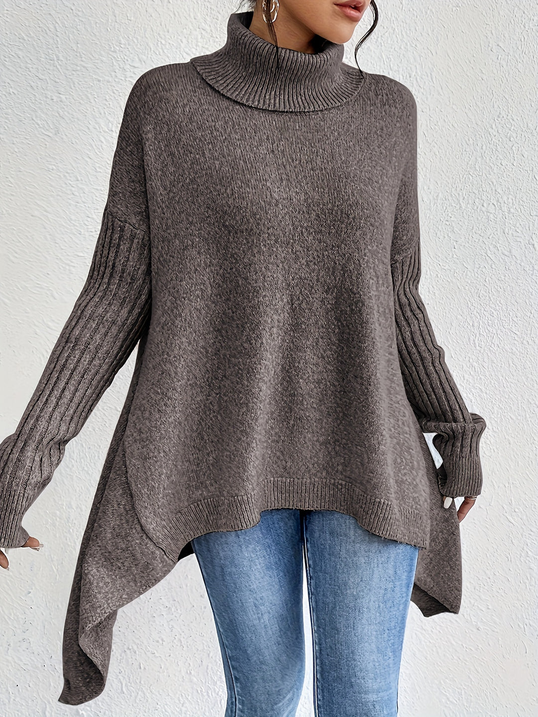 Brooke | High-Neck Relaxed Jumper