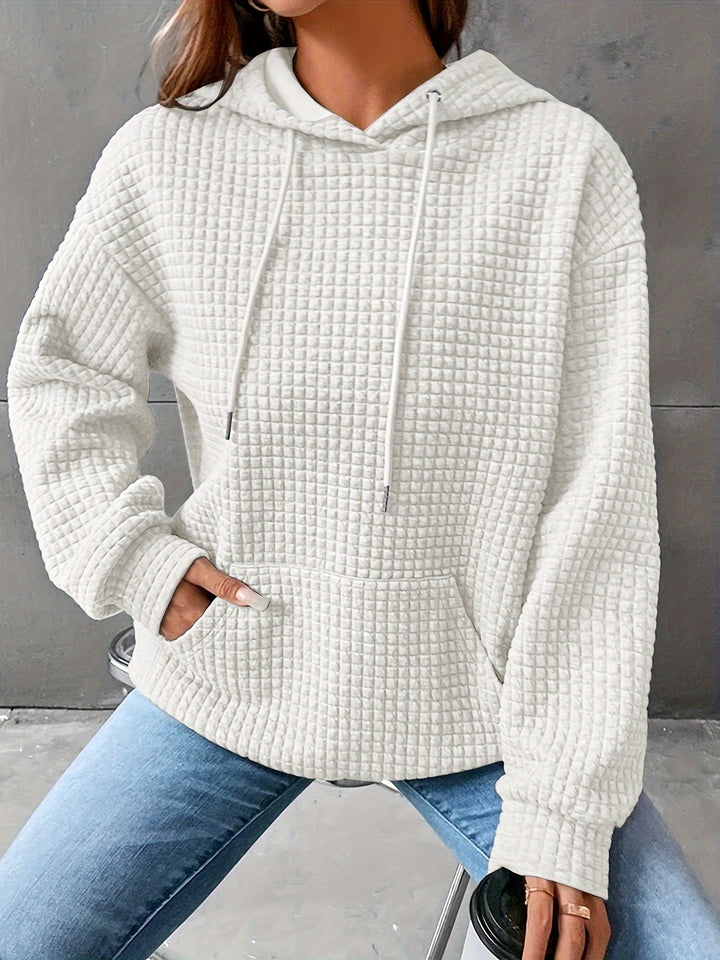 Rosaline | Textured Relaxed Hoodie