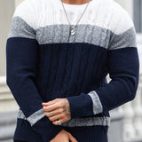 Nigel | Textured Cable-Knit Jumper