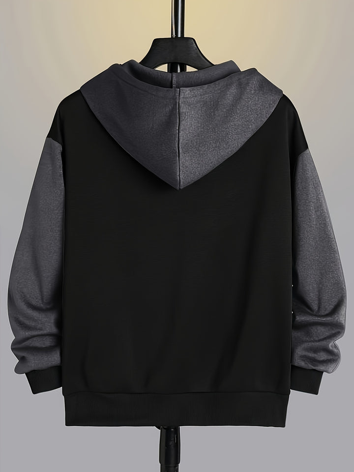 Bryson | Colour-Block Zip-Up Hoodie