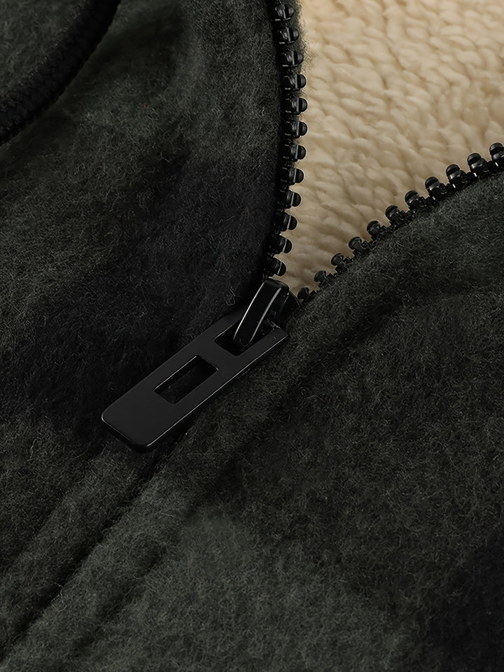 Colton | Hooded Sherpa-Lined Shirt Jacket