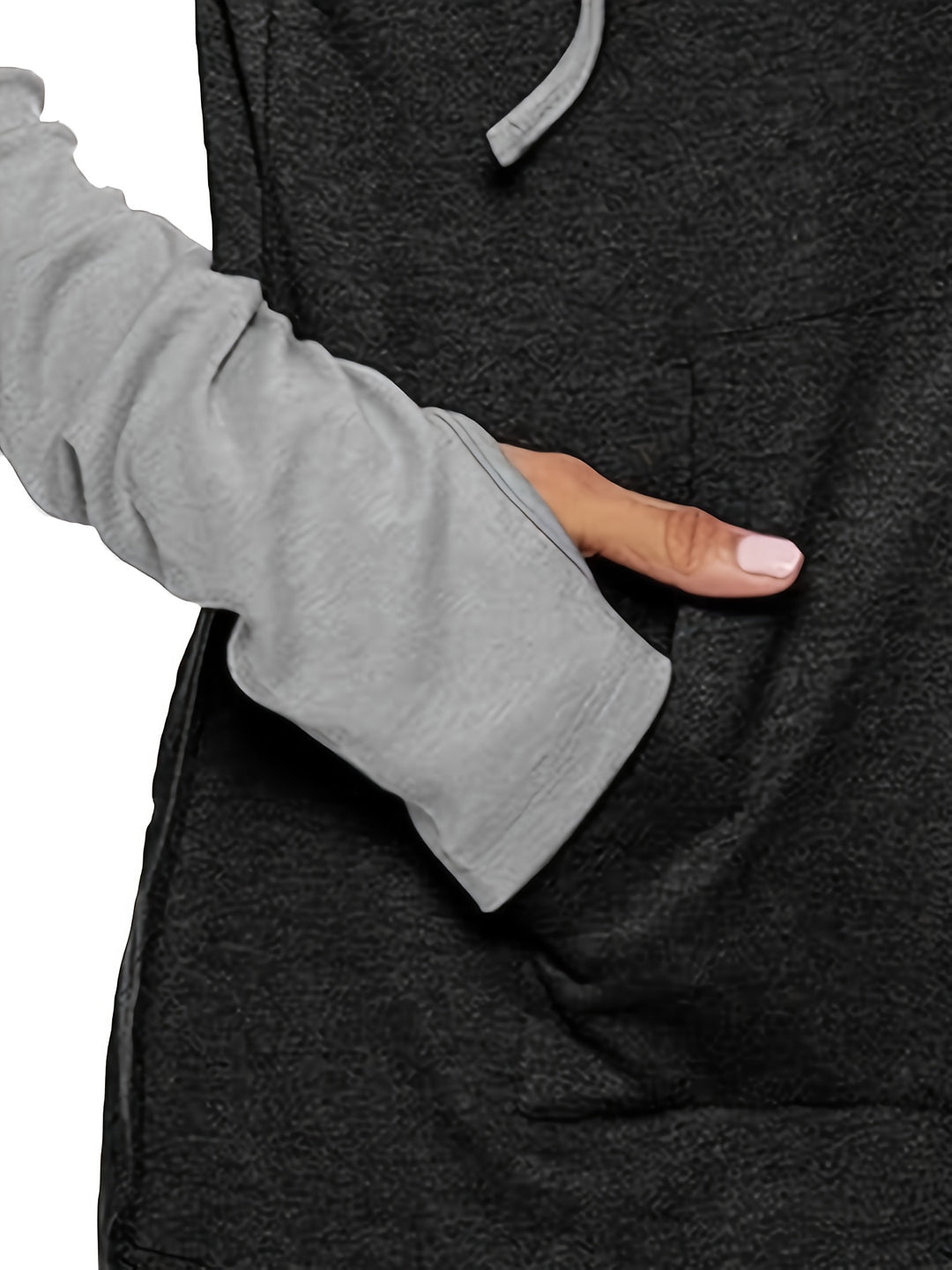 Coralie | Colour-Block Thumbhole Hoodie