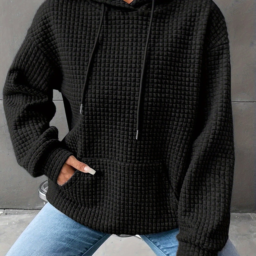Rosaline | Textured Relaxed Hoodie