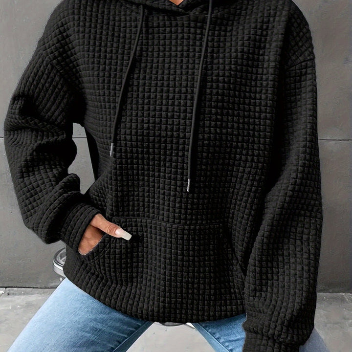 Rosaline | Textured Relaxed Hoodie