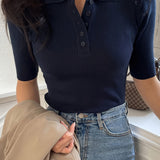 Loretta | Refined Collared Top