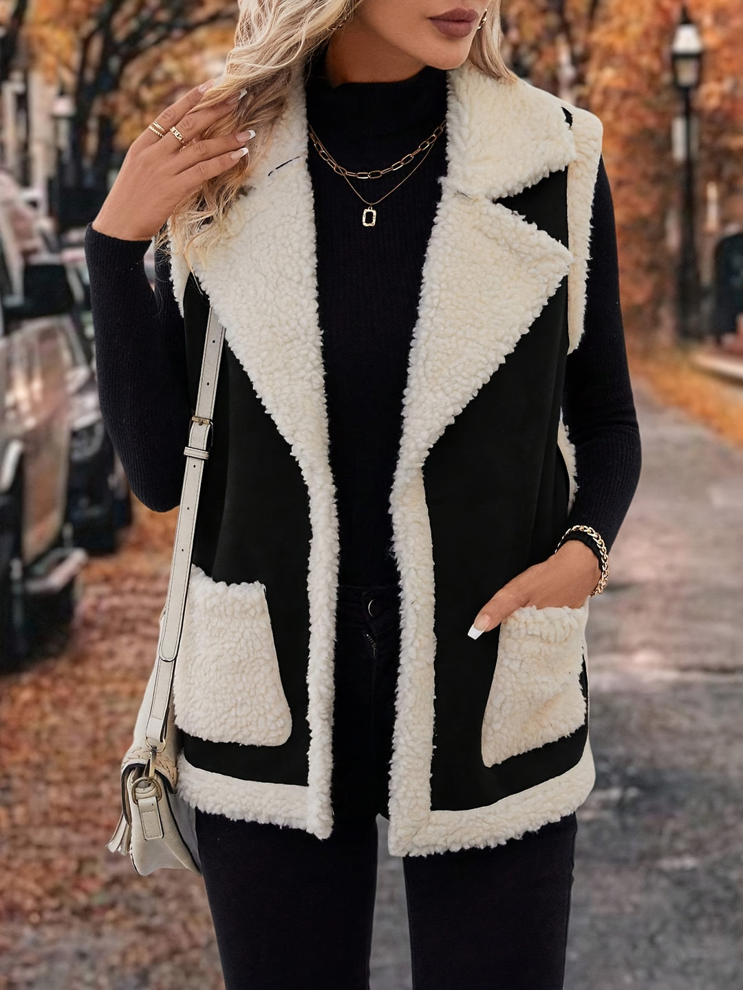 Cecily | Cosy Lined Lapel Gilet