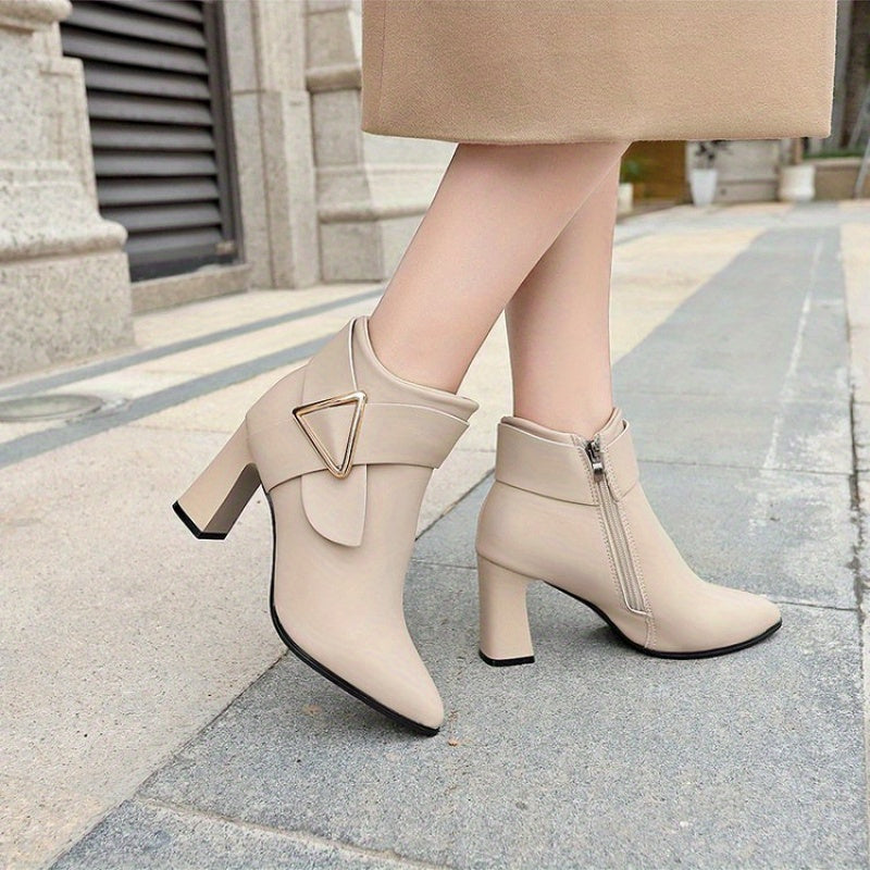 Adele | Refined Heeled Ankle Boots