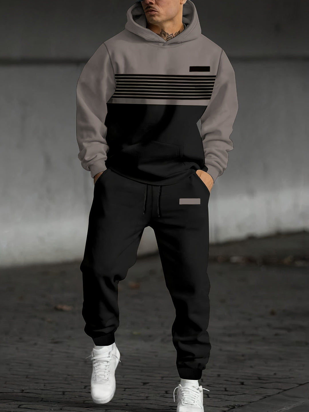 Colton | Colour-Block Two-Piece Set