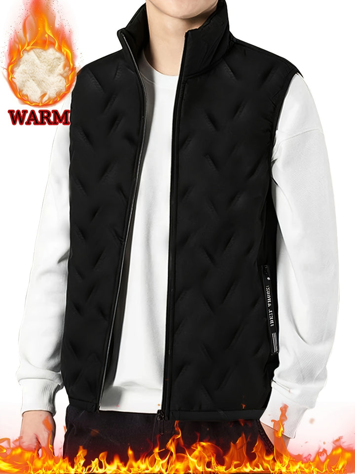 Cole | Cosy Stand-Collar Gilet