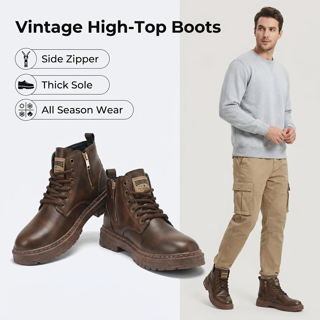 Rowan | Rugged High-Top Boots
