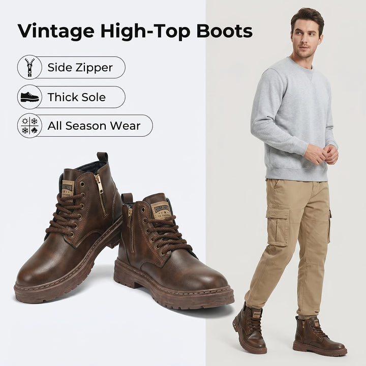 Rowan | Rugged High-Top Boots