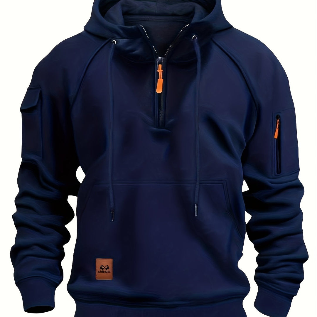 Colton | Rugged Quarter-Zip Hoodie