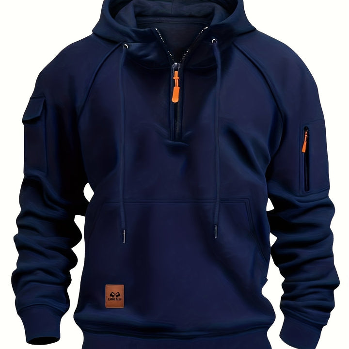 Colton | Rugged Quarter-Zip Hoodie