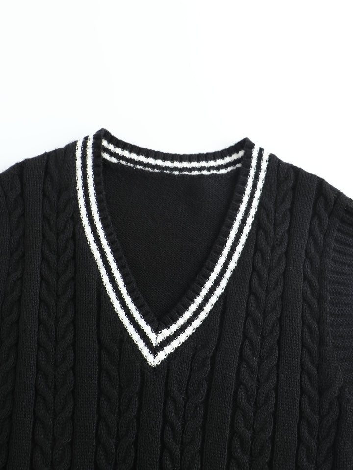 Lionel | Classic Cable-Knit Sweater Vest