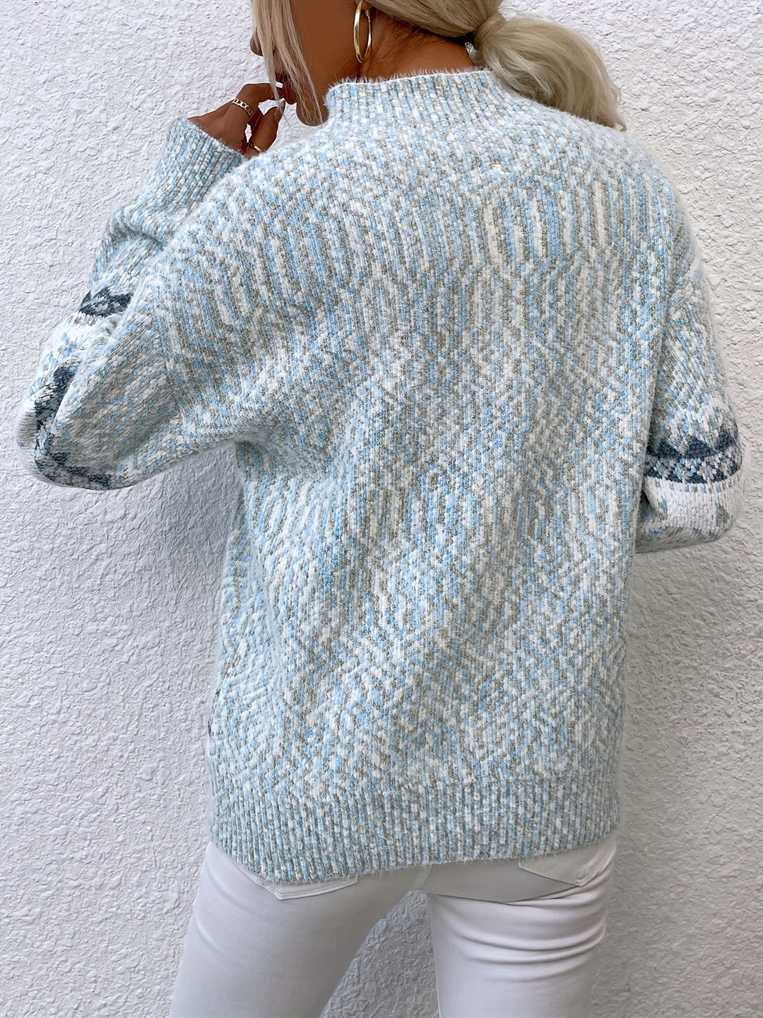 Heather | Cosy Snowflake Sweater