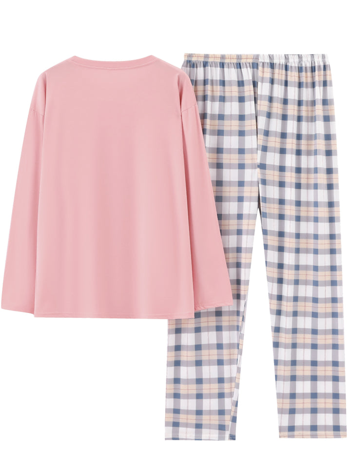 Penelope | Relaxed Plaid Two-Piece Set