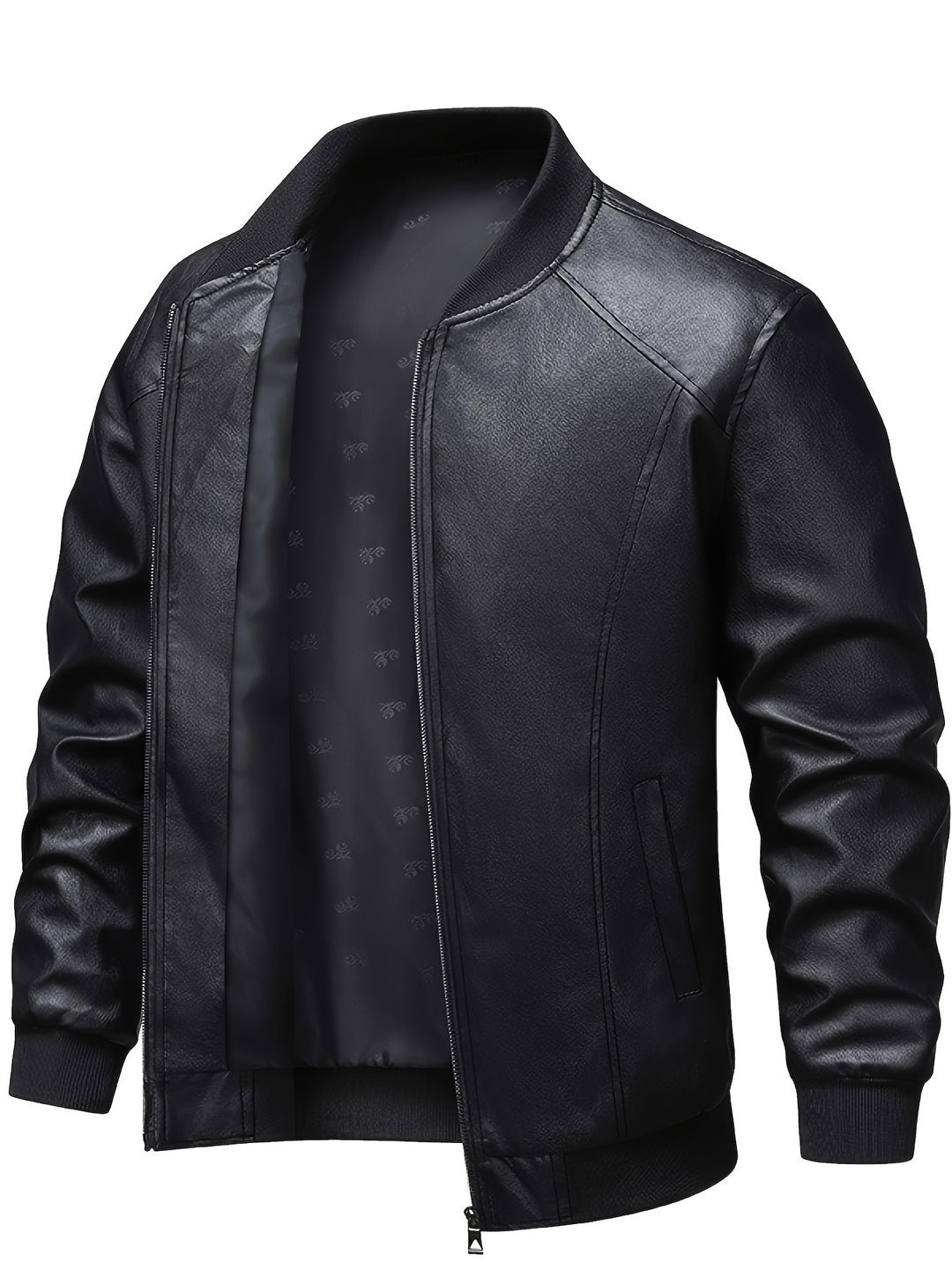 Calvin | Refined Zip-Up Bomber Jacket
