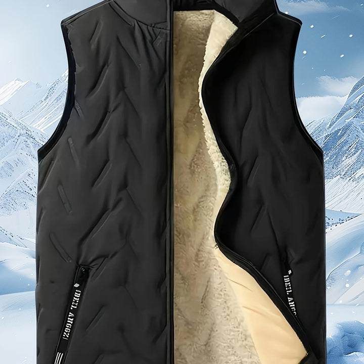 Cole | Cosy Stand-Collar Gilet