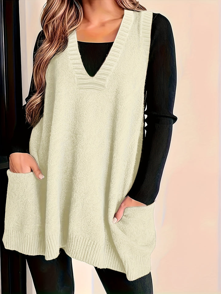 Marlow | Relaxed V-Neck Sweater Vest