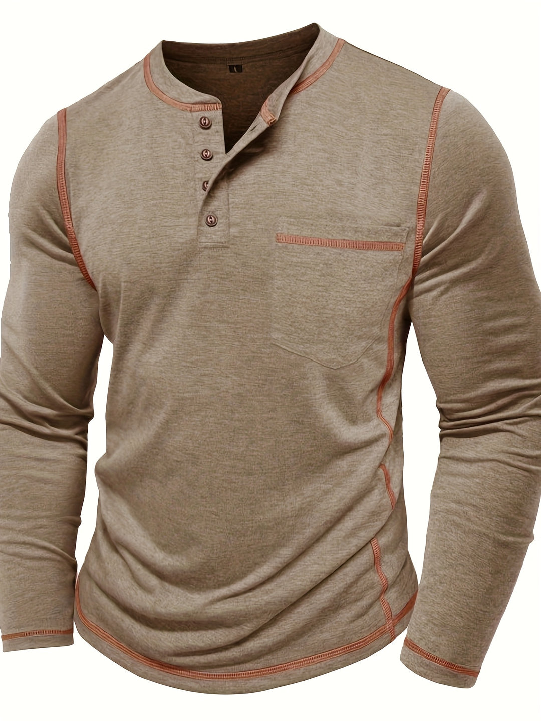 Kingsley | Classic Long-Sleeve Henley Shirt