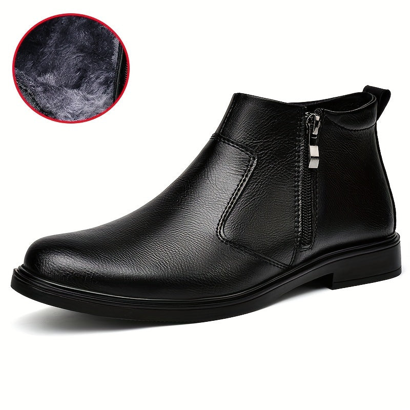 Sheldon | Warm-Lined Zip-Up Ankle Boots