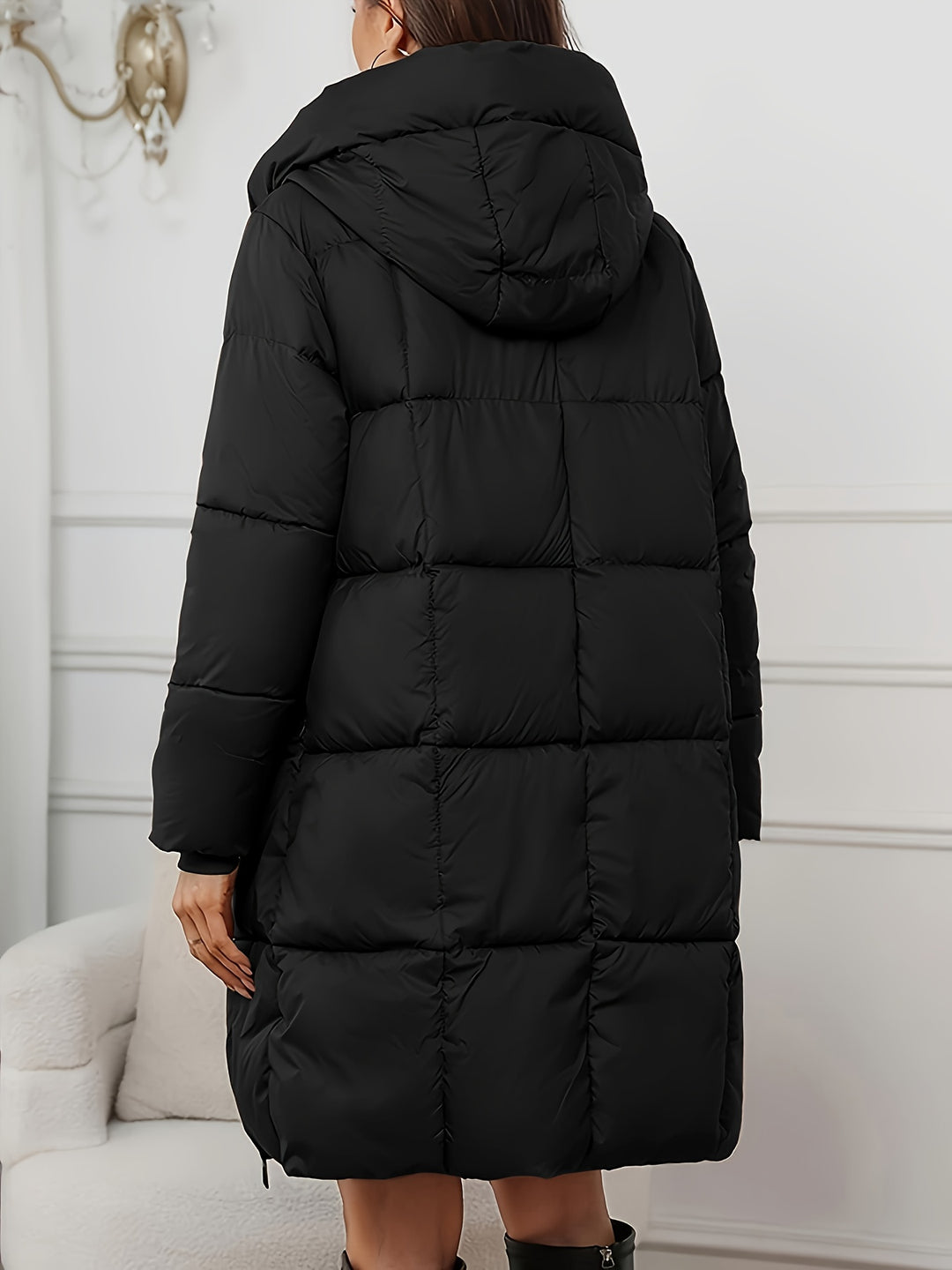 Miriam | Hooded Longline Puffer Coat