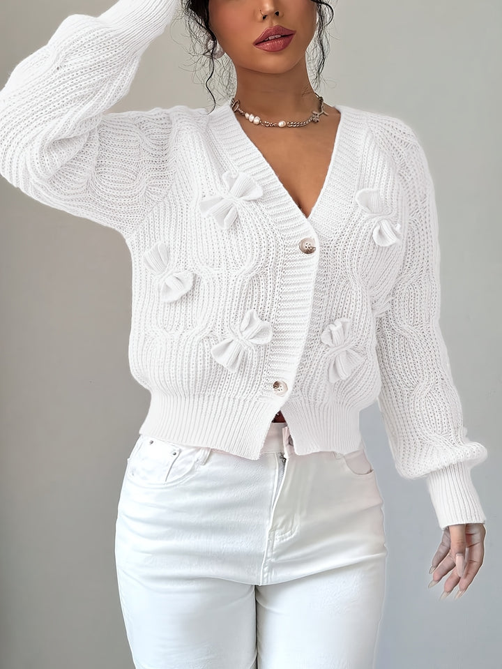Primrose | Soft Bow-Detail Cardigan