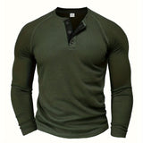 Tobias | Refined Button-Placket Henley Top