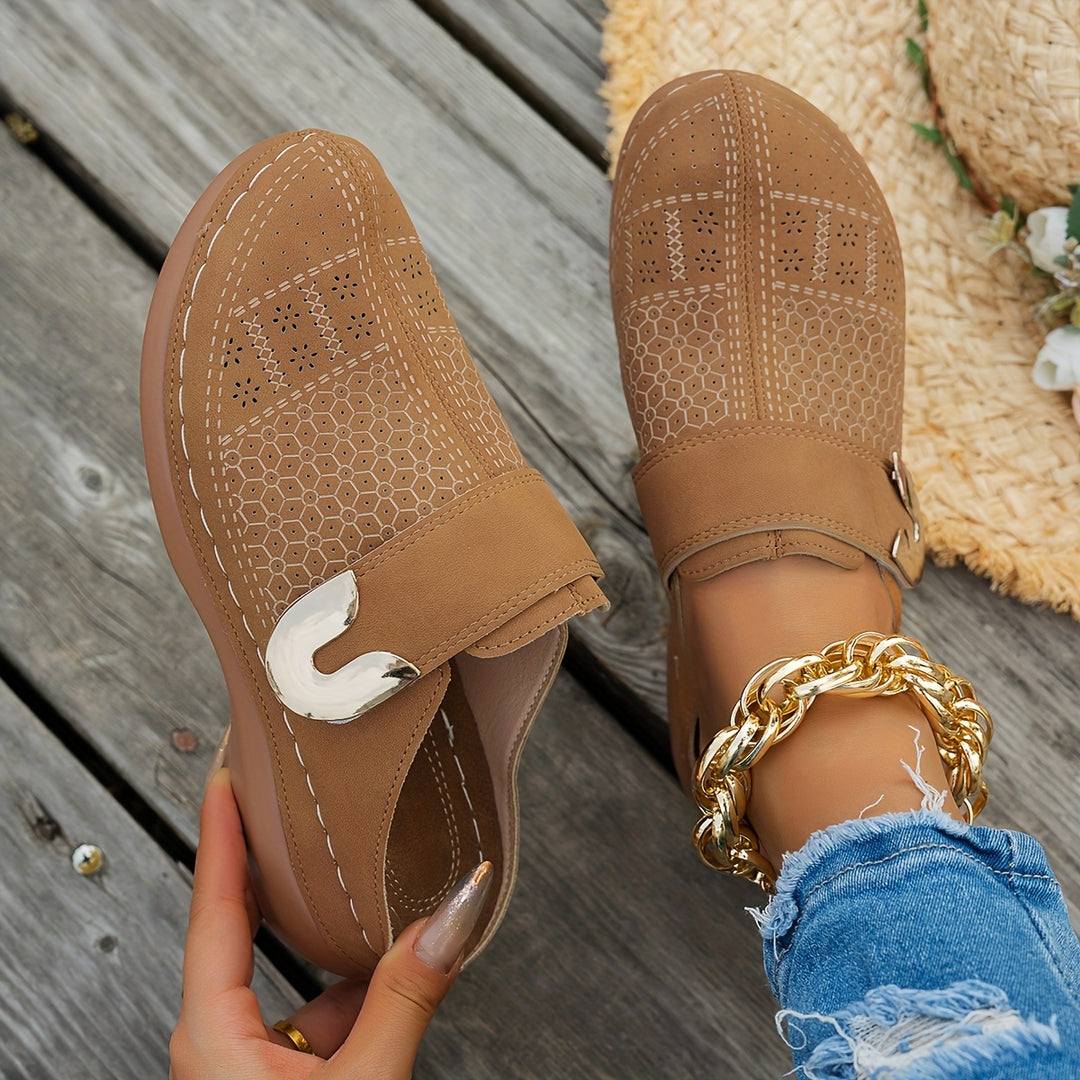 Loretta | Cushioned Wedge Clogs