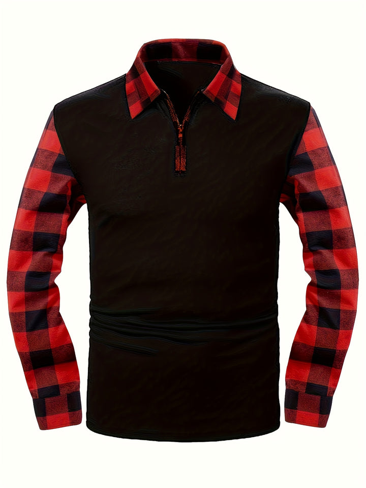 Curtis | Half-Zip Collared Polo Shirt