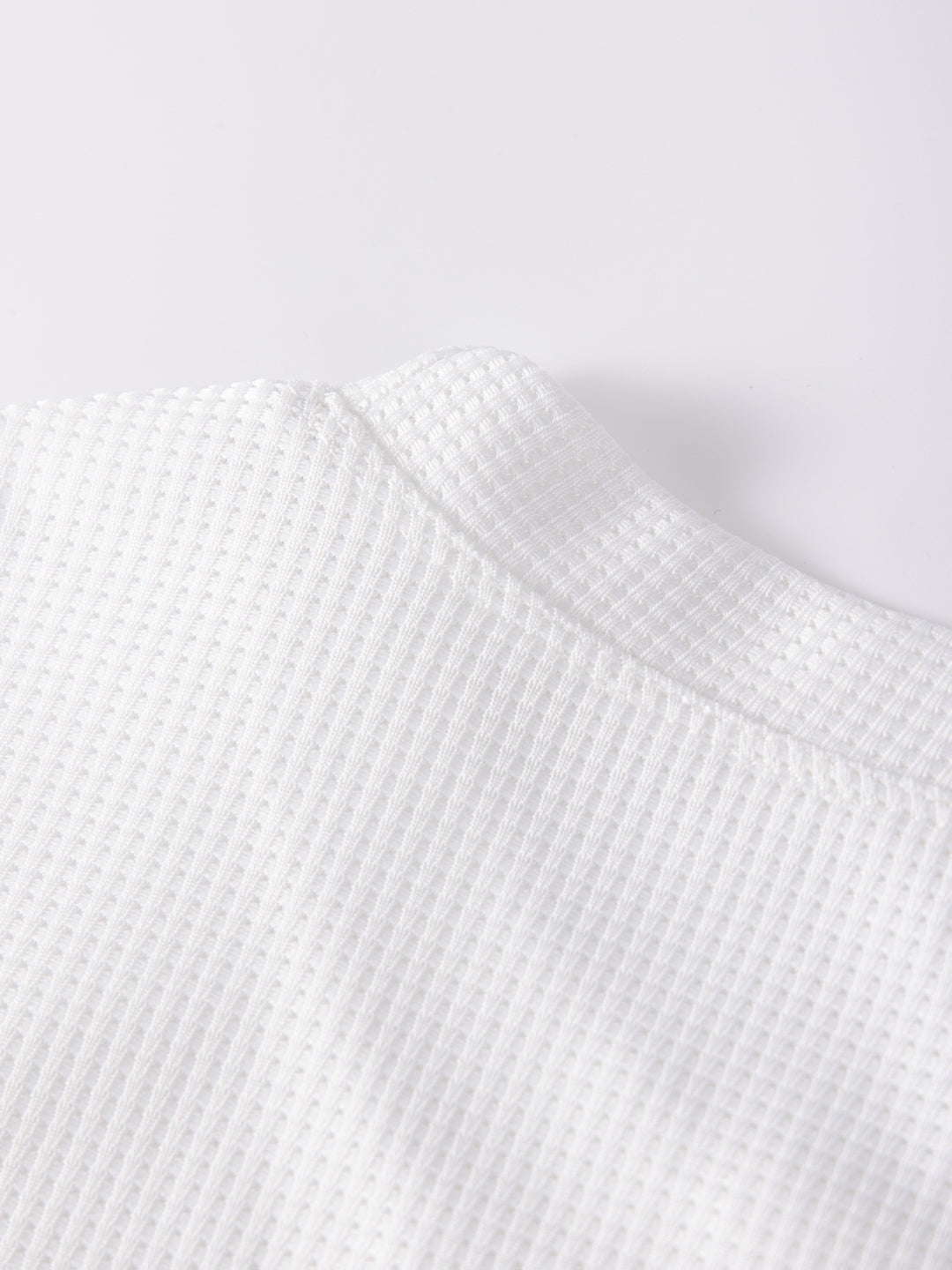 Frederick | Textured Waffle-Knit Long Sleeve Top