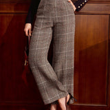 Antonia | Tailored Checked Trousers